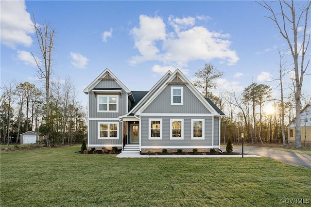 LOT12 Red Oak Cir Lot 12, Aylett, VA 23009 - craftsman house featuring board and batten siding and a front yard