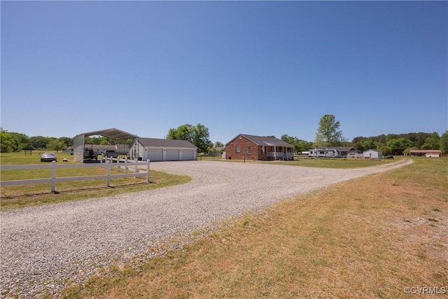view of street featuring driveway