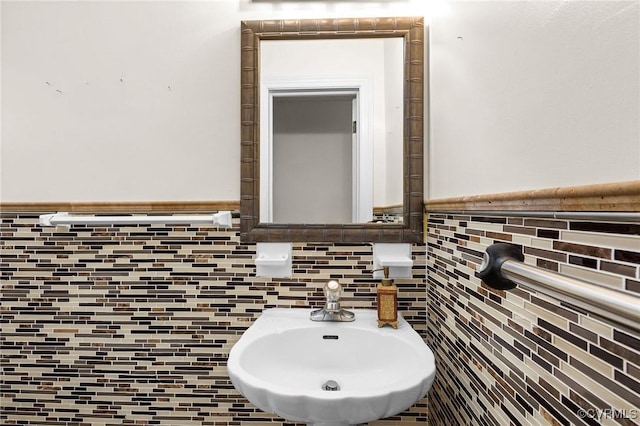 bathroom with a sink