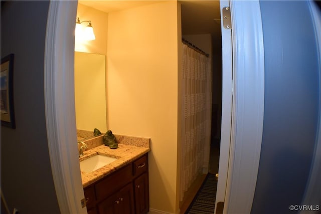 8313 Kalliope Ct, Chesterfield, VA 23838 - full bath featuring vanity and a shower with shower curtain