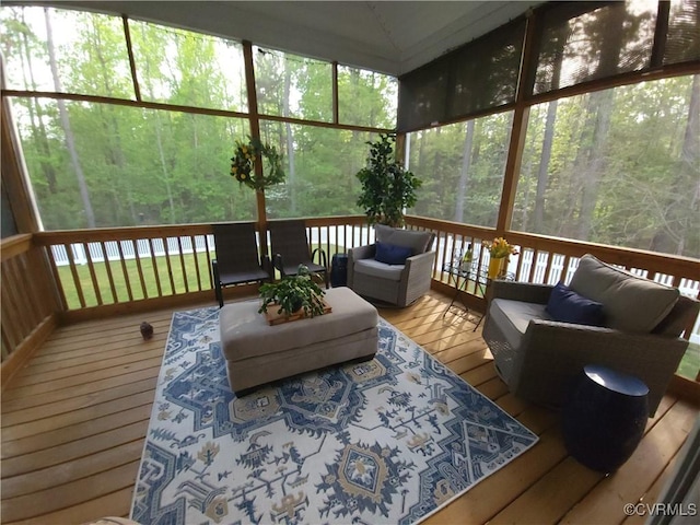 8313 Kalliope Ct, Chesterfield, VA 23838 - sunroom / solarium with an outdoor living space