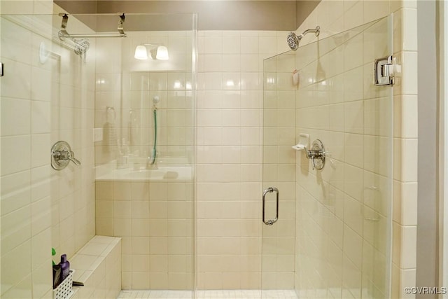 full bath featuring a stall shower