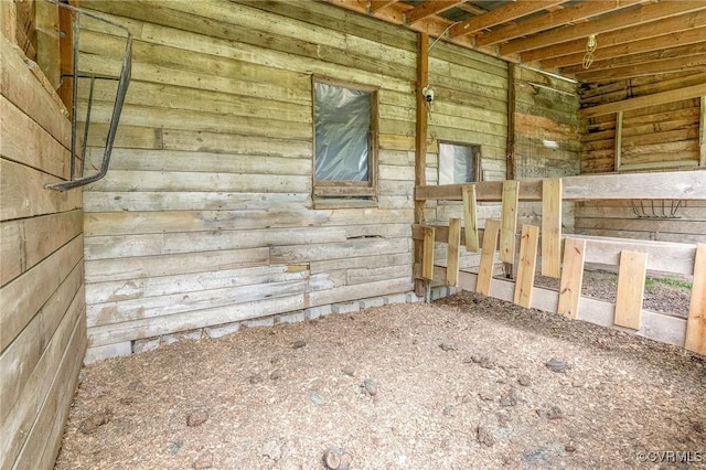 view of horse barn