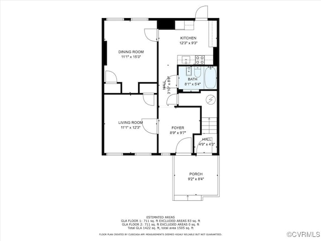 3105 2nd Ave, Richmond, VA 23222 - plan