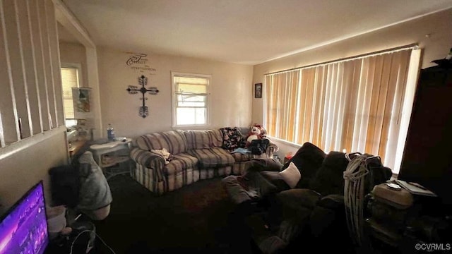 view of living area