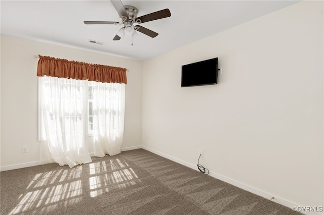 9533 Ashleyville Turn, Midlothian, VA 23112 - unfurnished room featuring carpet flooring, baseboards, and a ceiling fan