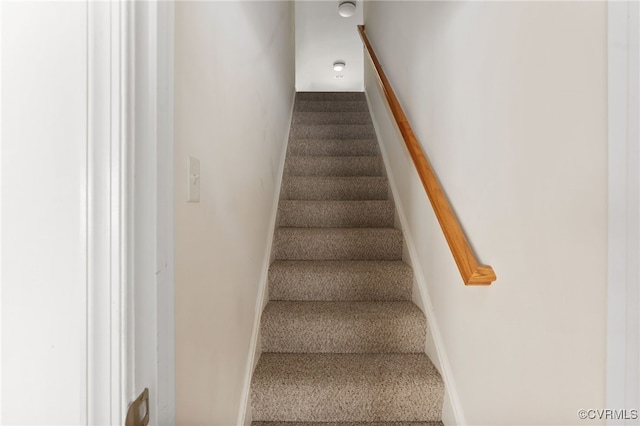 9533 Ashleyville Turn, Midlothian, VA 23112 - stairway featuring carpet flooring and baseboards