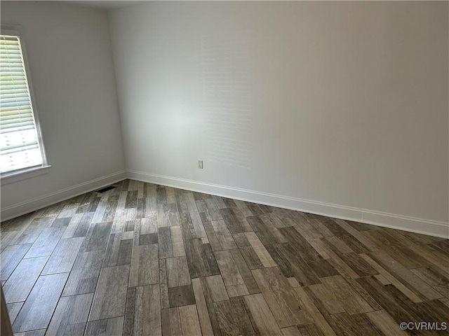 7404 Newbys Ct, Chesterfield, VA 23832 - empty room featuring baseboards and dark wood finished floors