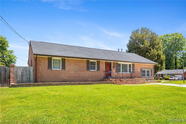 31 Warren Dr, Newport News, VA 23608 - ranch-style house with brick siding and roof with shingles