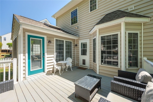 view of deck