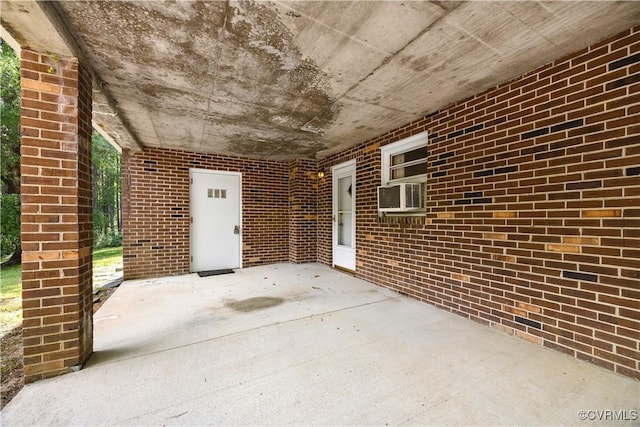 view of patio / terrace featuring cooling unit