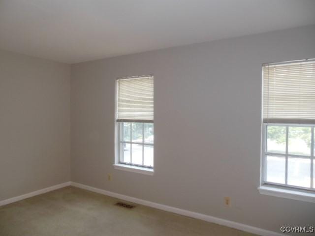 102 Arlington Sq, Ashland, VA 23005 - spare room with baseboards, plenty of natural light, and light colored carpet