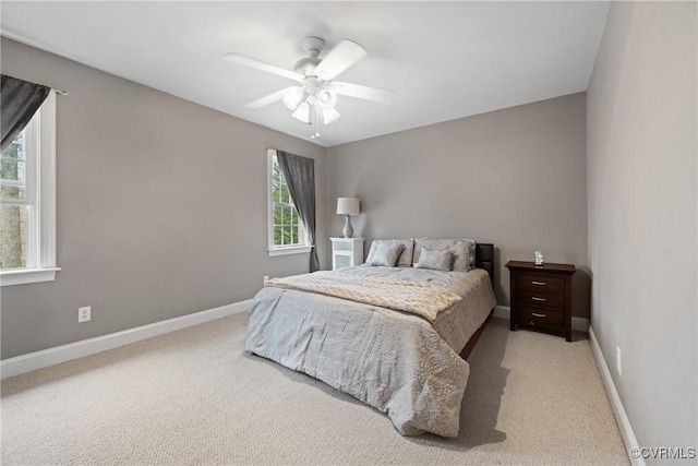 7324 Rosemead Ln, Chesterfield, VA 23838 - carpeted bedroom featuring a ceiling fan and baseboards