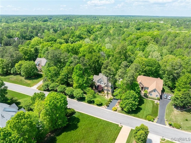 7324 Rosemead Ln, Chesterfield, VA 23838 - birds eye view of property featuring a view of trees