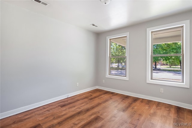 1207 Edgewood Blvd, Hopewell, VA 23860 - spare room featuring visible vents, baseboards, and wood finished floors
