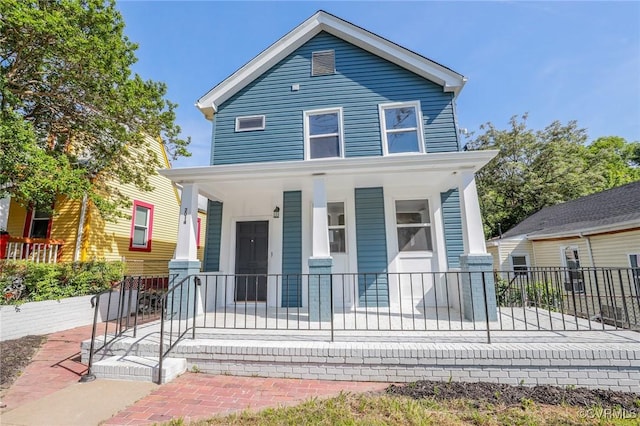 2014 Dinwiddie Ave, Richmond, VA 23224 - view of front of house featuring covered porch