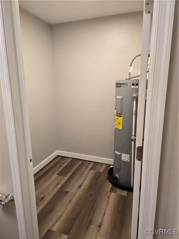 8600 Chester Forest Ln, North Chesterfield, VA 23237 - utility room with water heater