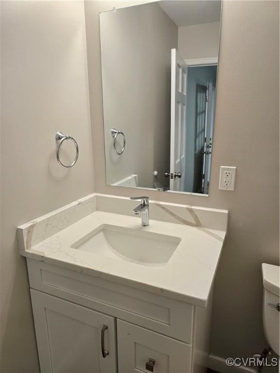 8600 Chester Forest Ln, North Chesterfield, VA 23237 - bathroom featuring vanity and toilet