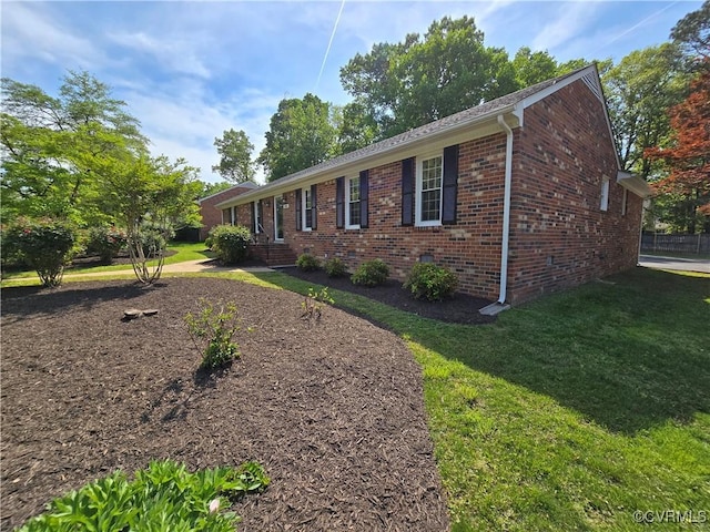 8600 Chester Forest Ln, North Chesterfield, VA 23237 - single story home with brick siding and a front lawn