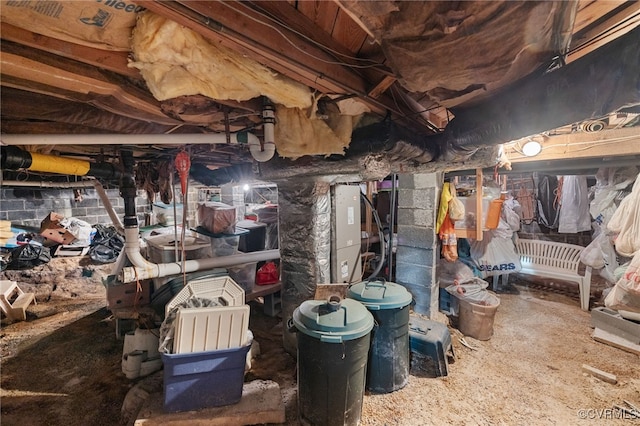 view of storage room