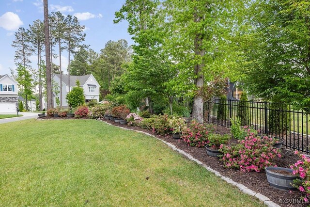 15501 Wolfboro Rd, Chesterfield, VA 23832 - view of yard with fence