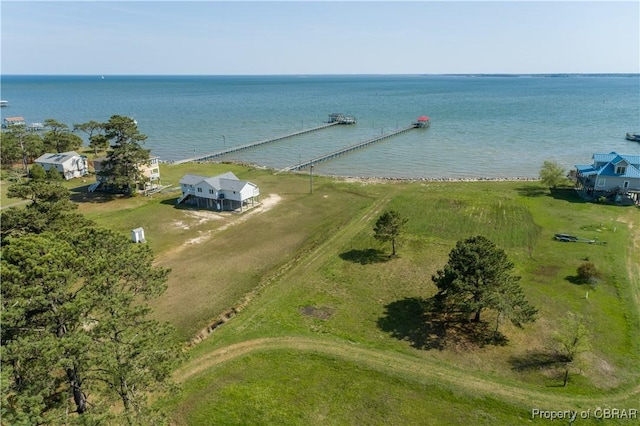 2000 Jenkins Neck Rd, Hayes, VA 23072 - aerial view featuring a water view