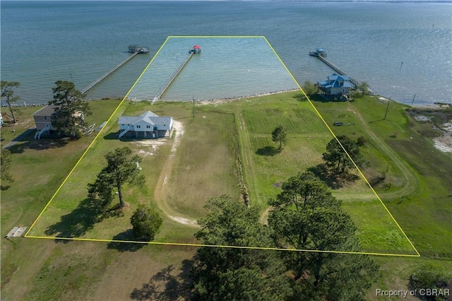 2000 Jenkins Neck Rd, Hayes, VA 23072 - aerial view with a water view