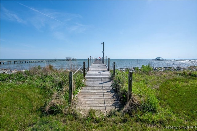 2000 Jenkins Neck Rd, Hayes, VA 23072 - view of dock with a water view