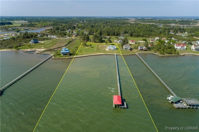 2000 Jenkins Neck Rd, Hayes, VA 23072 - bird's eye view with a water view