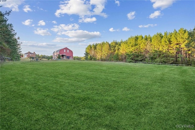 20145 Hunnicut Rd, Dinwiddie, VA 23803 - view of yard with a barn and an outbuilding