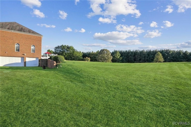 20145 Hunnicut Rd, Dinwiddie, VA 23803 - view of yard featuring an attached garage