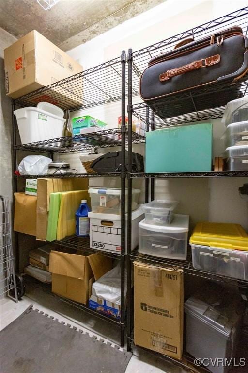 view of storage