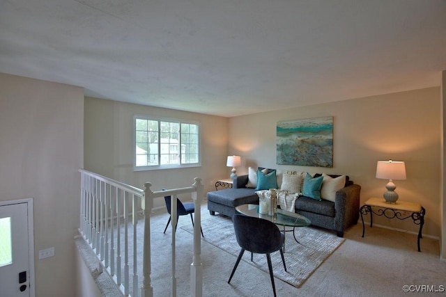 1423 Bull Run Dr, Henrico, VA 23231 - living area with carpet floors and baseboards