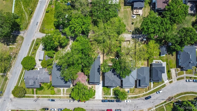birds eye view of property featuring a residential view