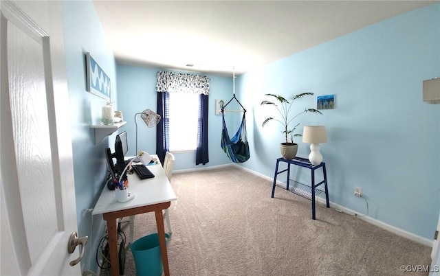 8133 Belton Cir, Mechanicsville, VA 23116 - carpeted office featuring baseboards
