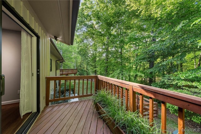 3640 Michaux Mill Dr, Powhatan, VA 23139 - view of wooden terrace