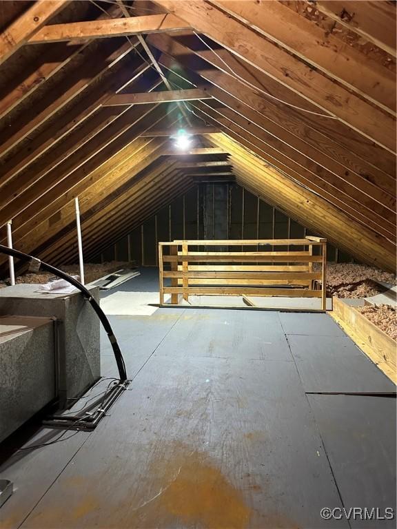 1916 Boardman Ln, Henrico, VA 23238 - unfinished attic featuring an upstairs landing