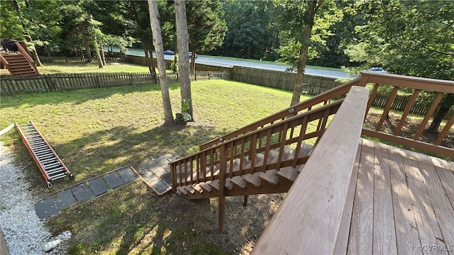 1916 Boardman Ln, Henrico, VA 23238 - wooden deck with stairs
