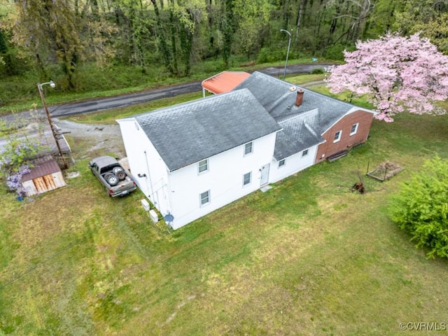 400 E California Ave, Crewe, VA 23930 - aerial view with a view of trees
