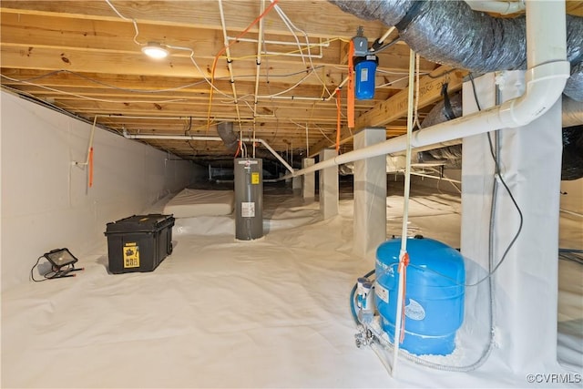 4482 Anderson Hwy, Powhatan, VA 23139 - below grade area with a water pressure tank and electric water heater