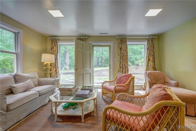 living room with healthy amount of natural light
