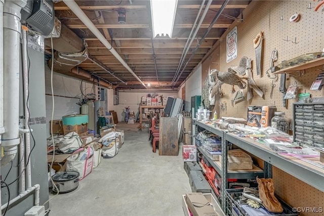 view of storage room