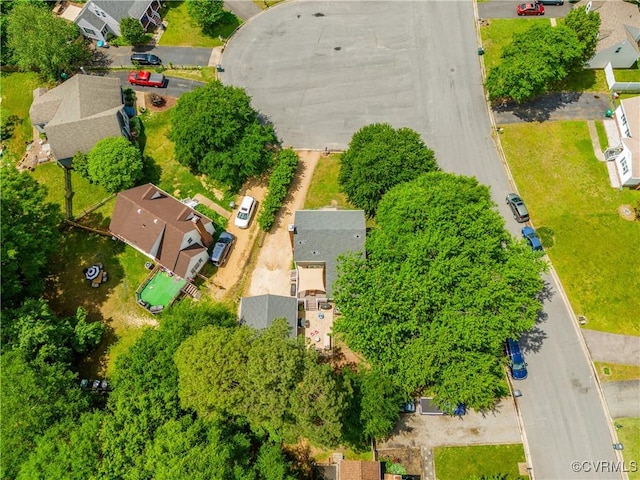 birds eye view of property featuring a residential view