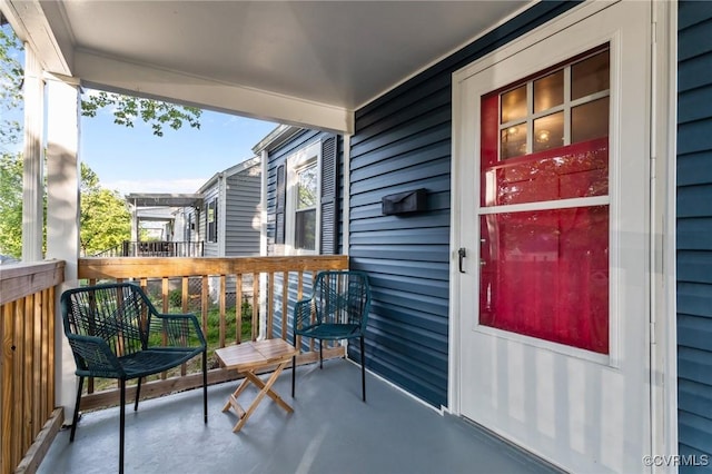 1712 Halifax Ave, Richmond, VA 23224 - balcony featuring covered porch