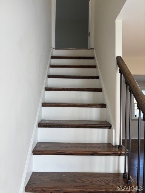 view of stairs