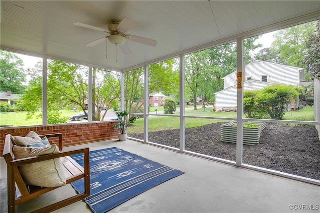 3454 Warner Rd, Richmond, VA 23225 - sunroom with ceiling fan and plenty of natural light