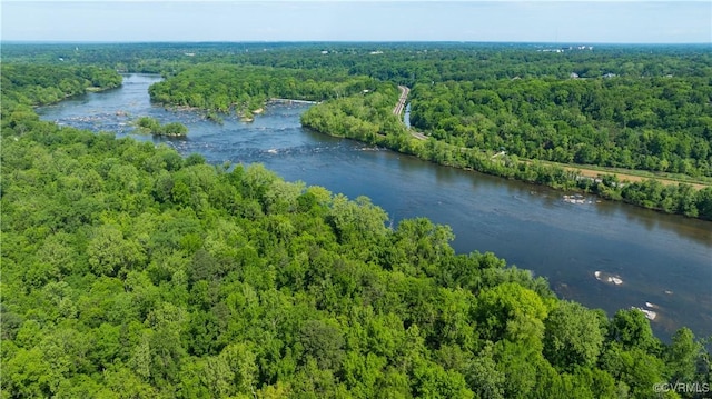 3454 Warner Rd, Richmond, VA 23225 - aerial view of a forest and a nearby body of water