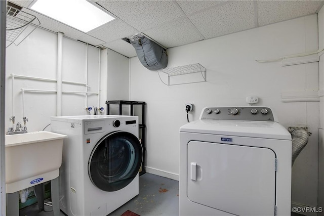 3454 Warner Rd, Richmond, VA 23225 - clothes washing area with separate washer and dryer