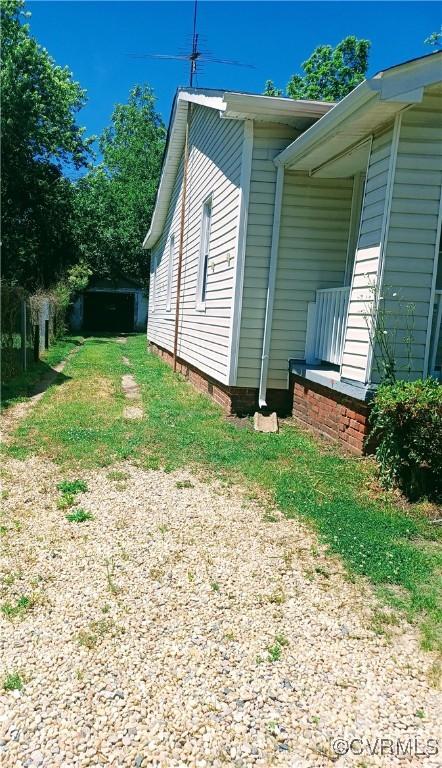 130 Elm St, Petersburg, VA 23803 - view of property exterior featuring crawl space