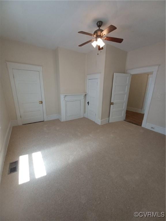 130 Elm St, Petersburg, VA 23803 - additional living space featuring ceiling fan and carpet flooring